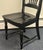 Farmhouse Style Black Painted Dining Chairs - Set of 6 For Sale - Image 11 of 11