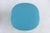 Organic Modern Andreu World Beat Ottoman in Blue Teal Fabric - A Pair For Sale - Image 13 of 18