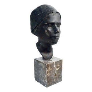Bronze Shepherd Bust by Domenico Jollo, 1800s-1900s For Sale