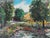 Original Oil Painting using "Impasto" technique, Rural French Garden 14 X 18 in (45.72 X 35.56 cm) Artist Unknown