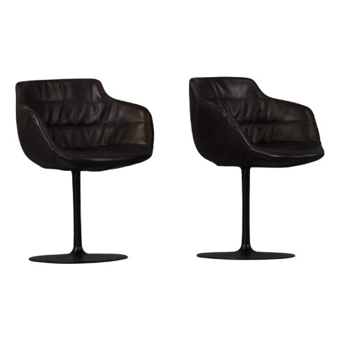 Flow Armchairs by Jean-Marie Massaud for MDF, Italy, 2000s, Set of 2 For Sale