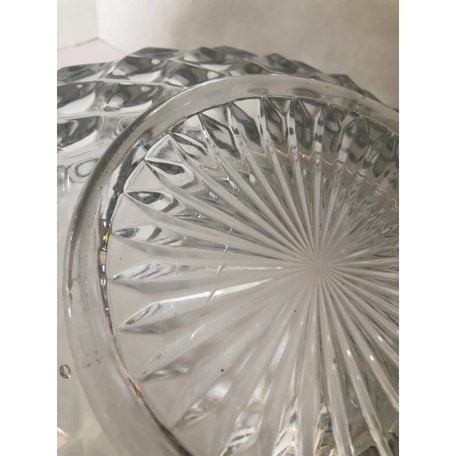 Mid 20th Century Fostoria American Line Stem 2056 Pressed Glass Bowl For Sale - Image 9 of 13