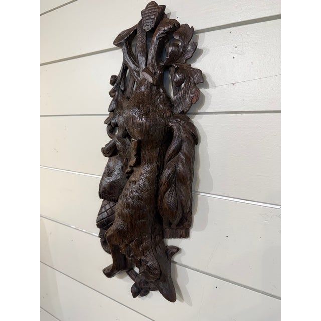 19th Century Black Forest Plaque Fox Motif For Sale - Image 4 of 11