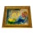 1970s Abstract Painting in Antique Frame Signed For Sale