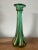 Gorgeous emerald green and gold foil vase crafted for Tiffany & Company by the late Archimede Seguso (1909-1999), one of...