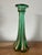 Gorgeous emerald green and gold foil vase crafted for Tiffany & Company by the late Archimede Seguso (1909-1999), one of...