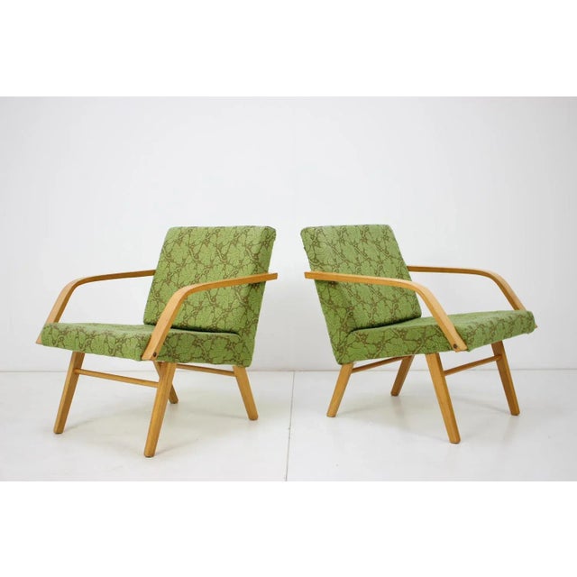 Vintage Czechoslovakian Armchair from TON For Sale - Image 3 of 11