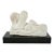 Eugene Gauss (1905 - 1988) Marble Sculpture of Reclining Nude, Dated 1978 For Sale