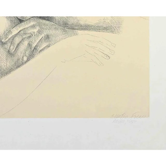 Return of ulysses is an original etching artwork realized in 1970 by emilio greco. Hand-signed and dated on the lower...