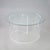 Mid-Century Modern Mid Century Modern Glass Top Side Stand with Acrylic Scroll Form Base 20thC For Sale - Image 3 of 10