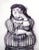 After Fernando Botero, Woman in a Striped Dress, Serigraph For Sale
