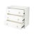 2020s Lark 3 Drawer Dresser, White For Sale - Image 5 of 10