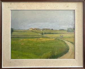 G. Radicati, Country Landscape, 20th Century, Oil Painting on Panel