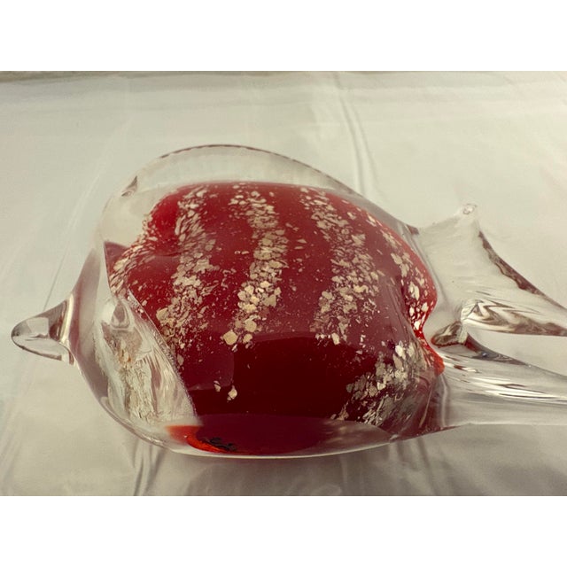 Vintage Trio of Murano Millafiori Angel Fish, Set of 3 For Sale In Boise - Image 6 of 11