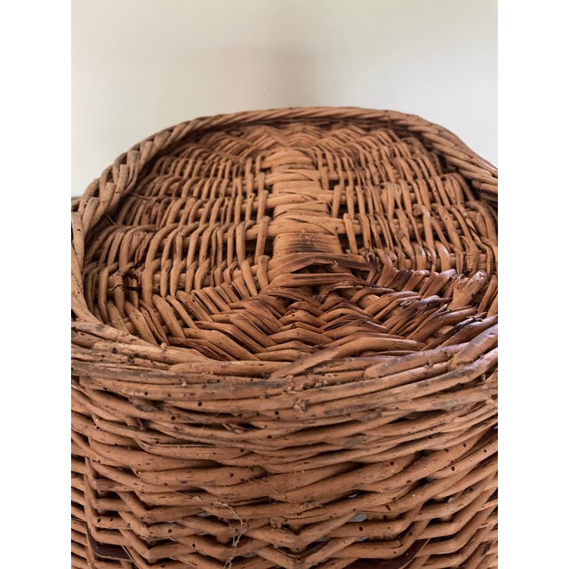 Basket with Large Handle, 1890s For Sale - Image 9 of 13