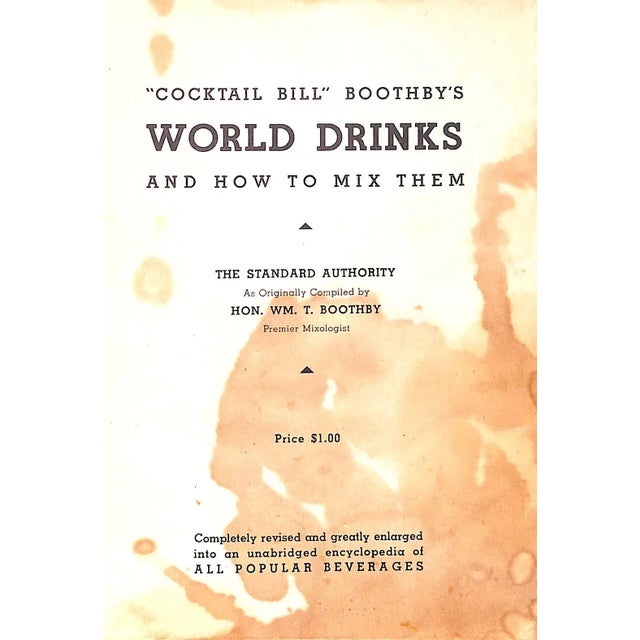 Mid-Century Modern "World Drinks & How to Mix Them" Book For Sale - Image 3 of 5