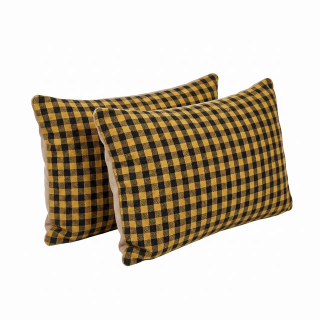Mid-Century Modern Turkish Lumbar Kilim Pillow Cover 16'' X 24'' - Set of Two For Sale - Image 3 of 4