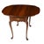 Queen Anne 1970s Pair Hitchcock Solid Cherry Drop Leaf Side Tables Queen Anne Style End Tables For Sale - Image 3 of 15