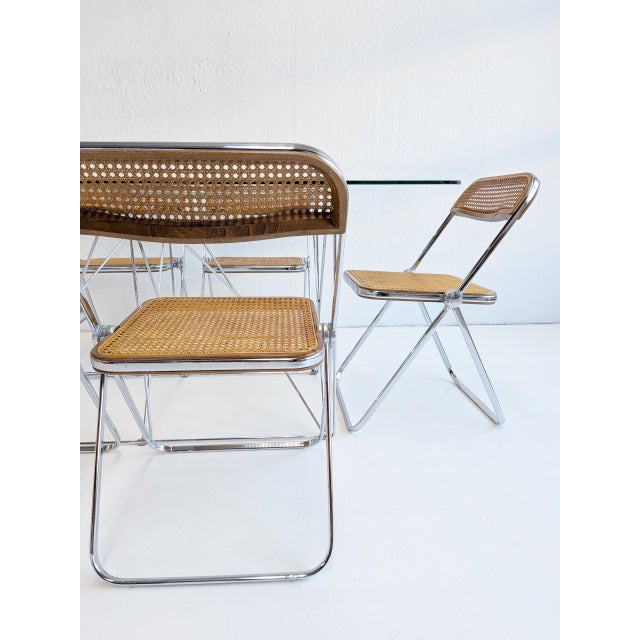 Castelli Plia Folding Chairs by Giancarlo Piretti for Anonyma Castelli, 1970s, Set of 6 For Sale - Image 4 of 15