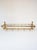 1960s German Wall-Mounted Coat Rack in Gilt Brass, 1950s For Sale - Image 5 of 8