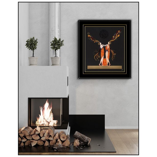 Message us to inquire about custom framing options! (Included for free with every purchase) The artwork here, "Kiss of...