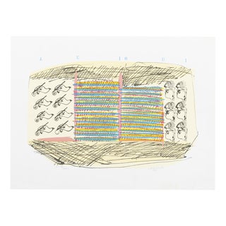 Emerenciano Rodrigues, Composition, 1988, Screenprint For Sale