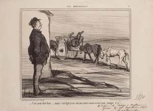 Honoré Daumier, It Might Be Good, Lithograph, 1856