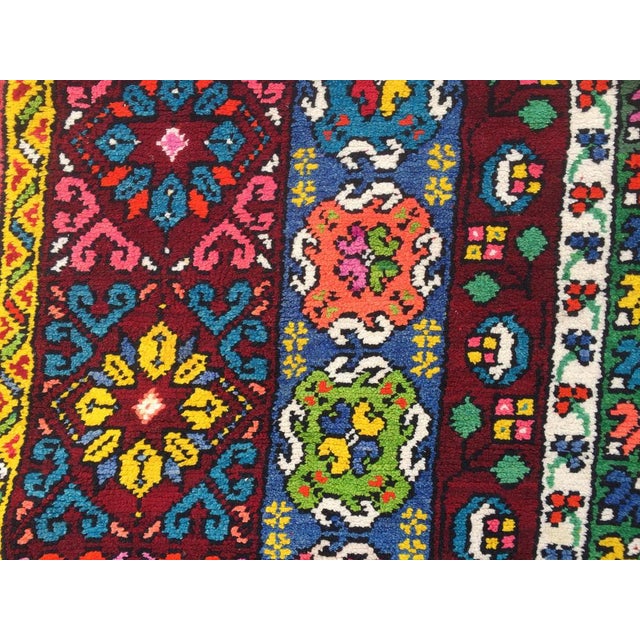 Long Vintage Moroccan Rabat Rug For Sale - Image 4 of 11