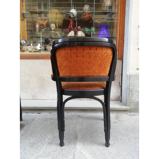 Model 716 Armchairs by Gustav Siegel for J. & J. Kohn, Austria, 1914, Set of 2 For Sale - Image 12 of 18