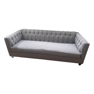 Custom Tufted Sofa With Feather/Down Bench Cushion For Sale