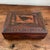 Antique English Wood Inlay tunbridge Box With Bird Motif Victorian inlaid wooden box, a 19th-century Tunbridge Ware...