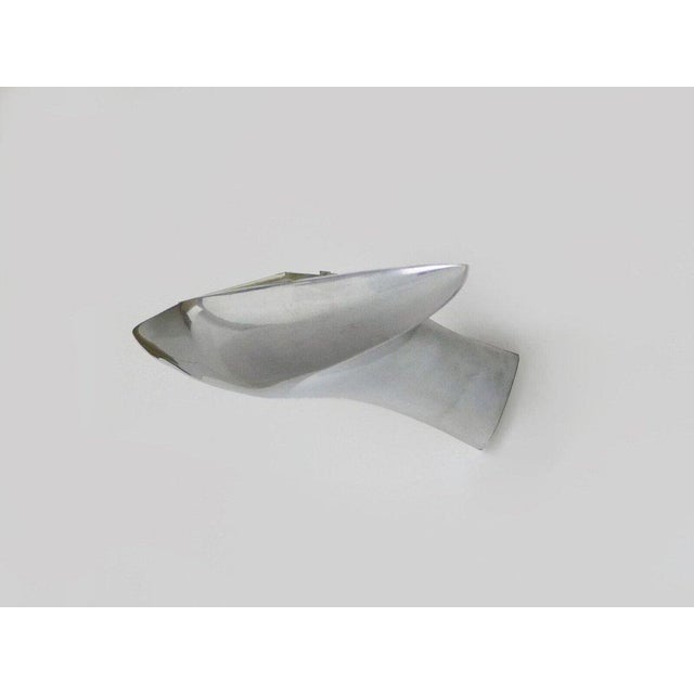 1980s America Cup Cast Aluminum Wall Lamp by Lucien Gau For Sale - Image 4 of 10