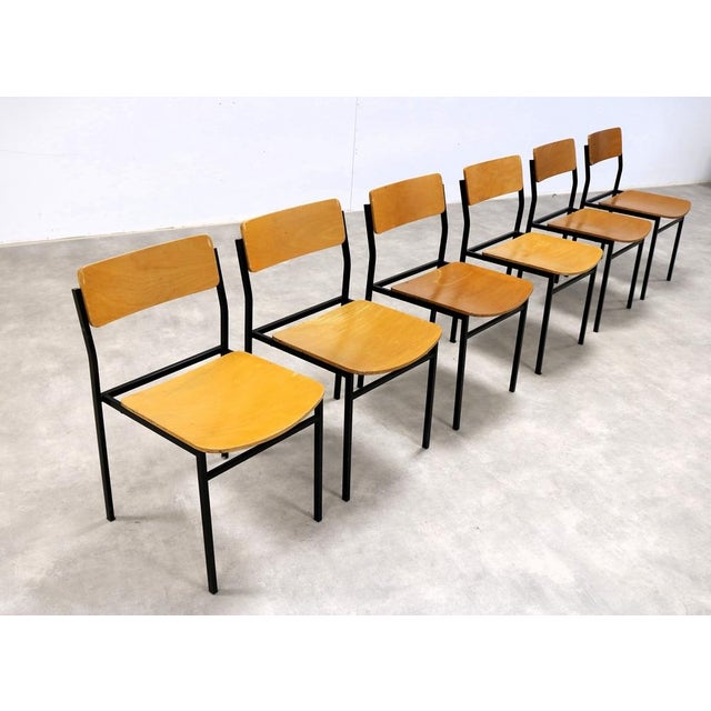 Mid-Century Modern Vintage Industrial Dining Chair, 1960s For Sale - Image 3 of 10