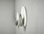 Space Age Italian Chrome and White Wall Lights, 1970s, Set of 2 For Sale - Image 3 of 9