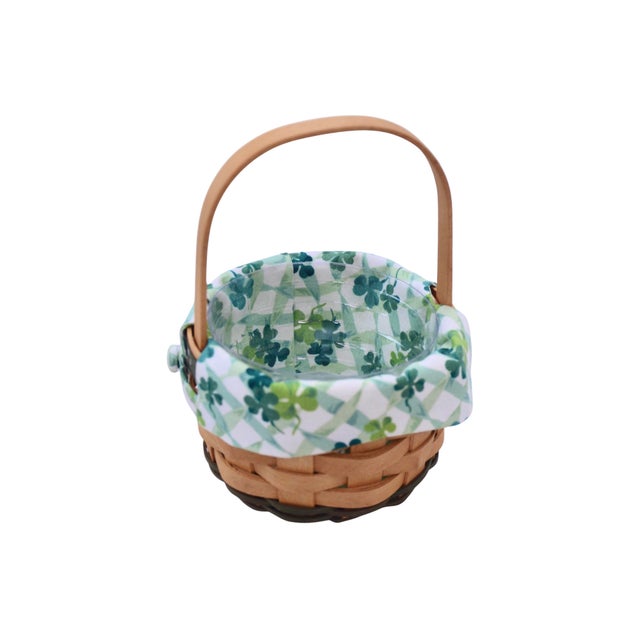 Farmhouse Longaberger Shamrock Basket For Sale - Image 3 of 7