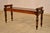 Victorian 19th Century English Elm and Mahogany Window Seat For Sale - Image 3 of 10