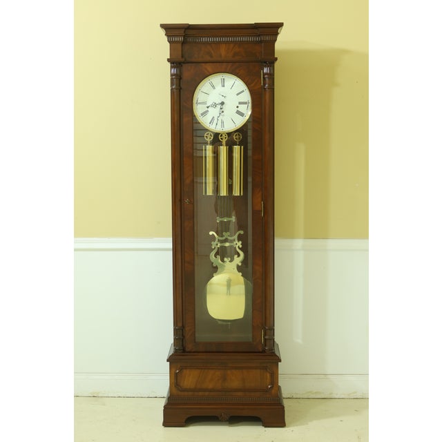 Sligh Empire Style Mahogany Grandfather Clock Chairish