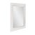 Plastic Stucco Vanity Mirror - White For Sale - Image 7 of 11