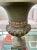 French Painted Terra Cotta Urn Uplight For Sale - Image 9 of 10