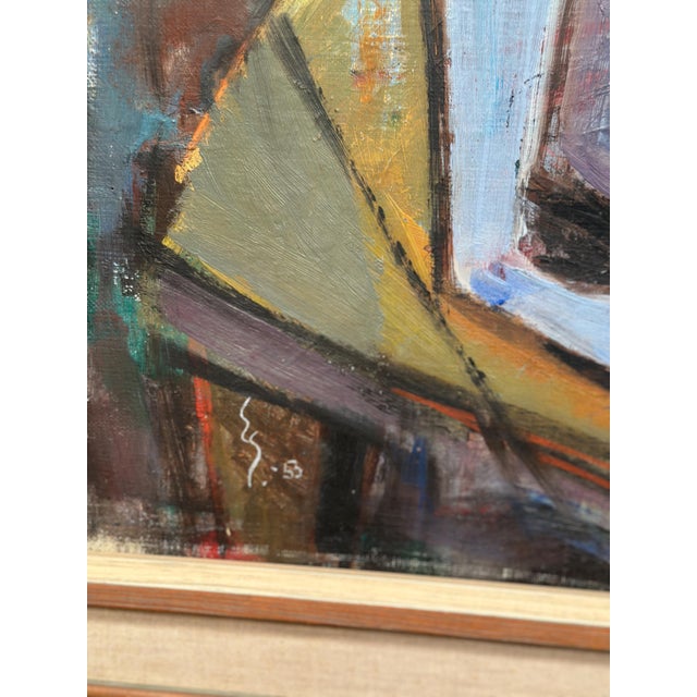 Ernst Grundvig, Nature Morte, 1950s, Oil on Canvas, Framed For Sale - Image 10 of 18