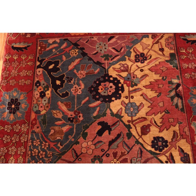 Nazmiyal Collection Antique Agra Rug For Sale - Image 4 of 7