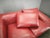 1990s Italian Red Leather Sofa by Divanotti, Postmodern, 1990s For Sale - Image 5 of 18