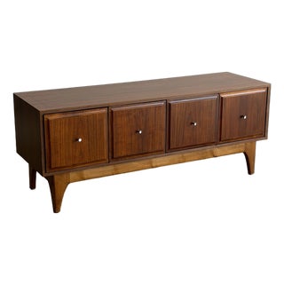 Vintage Mid Century Media Console For Sale