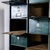 Green French Industrial Dark Green Metal Cabinet, 1920s For Sale - Image 8 of 11