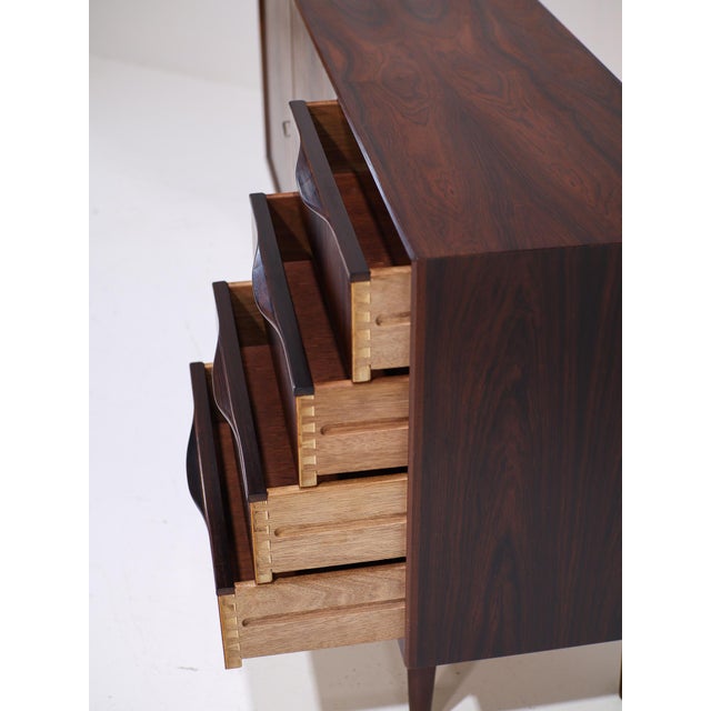 1960s Sideboard with Drawers in Rosewood by Erling Torvits, Denmark, 1960s For Sale - Image 5 of 16