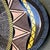 Vintage Postmodern Hand Painted Charger For Sale - Image 10 of 13