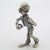 Vintage Italian Handmade Silver Elderly Bocce Player Figurine by Raspini, Arezzo, 1970s For Sale - Image 3 of 11