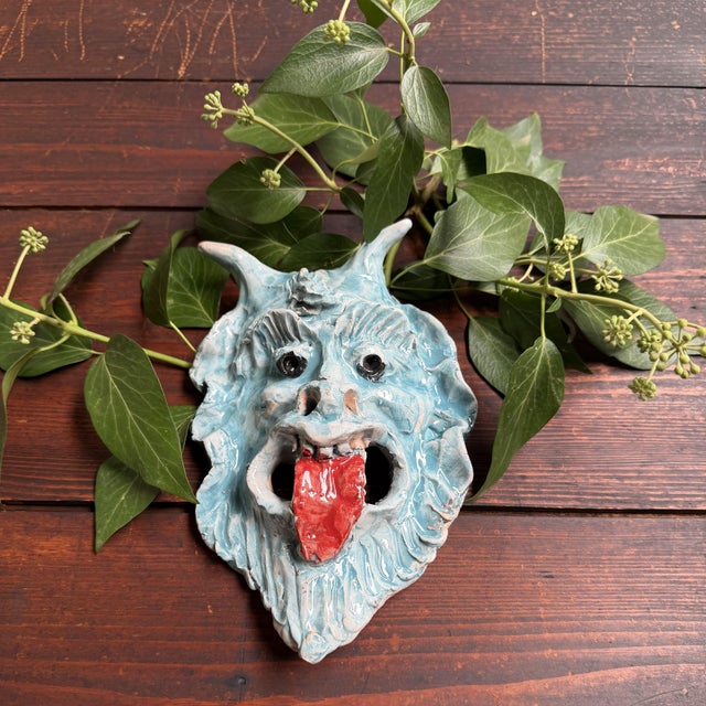 Ceramic Apotropaic Mask by Gennaro Condurso, Italy, 2010s For Sale - Image 4 of 7