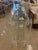 Vintage Modern 1970s lucite peg console, entry way table, two tier glass tops. Glass tops are new. Dimensions: 60 L x 15 D...