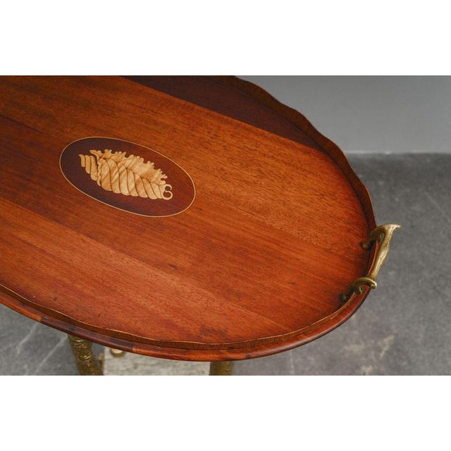 Early 20th Century English Mahogany Tray For Sale - Image 12 of 14